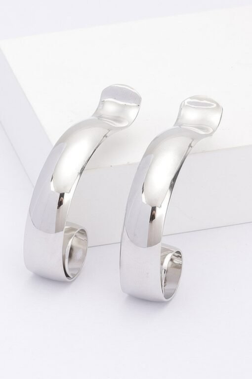 Metal Hoop Earrings