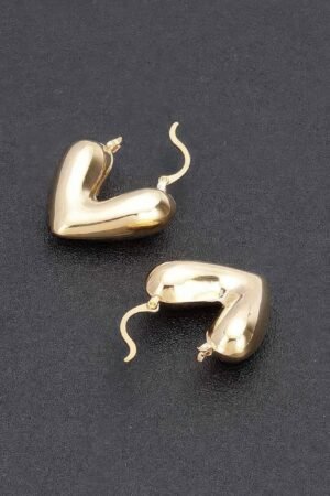 Metal Heart Earrings Metal Heart Earrings