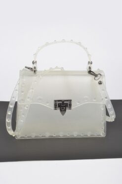 Monotone Studded Clutch