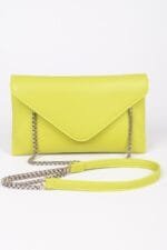 Faux Leather Small Envelope Clutch