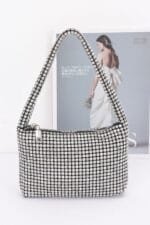 Oversized Stone Small Hobo Bag
