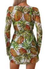 Three Piece Push Up High Waisted Kimono Swimsuit