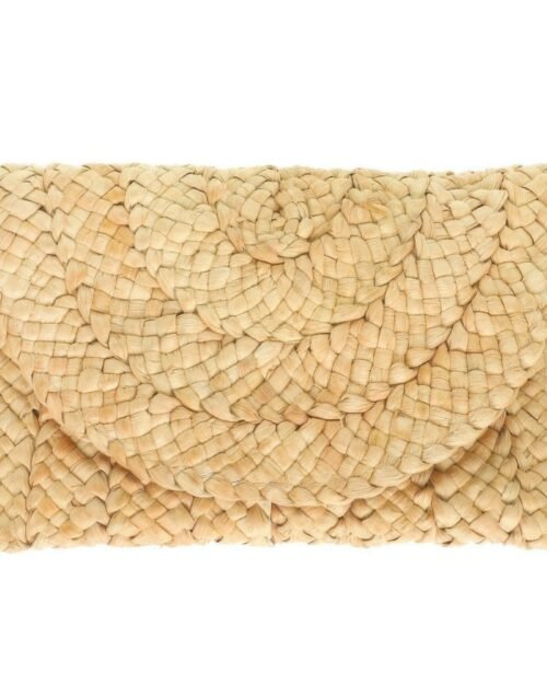 Straw Woven Raffia Clutch Handbag