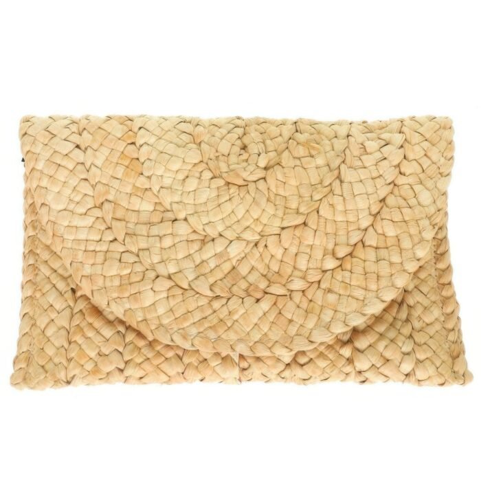 Straw Woven Raffia Clutch Handbag - Image 1