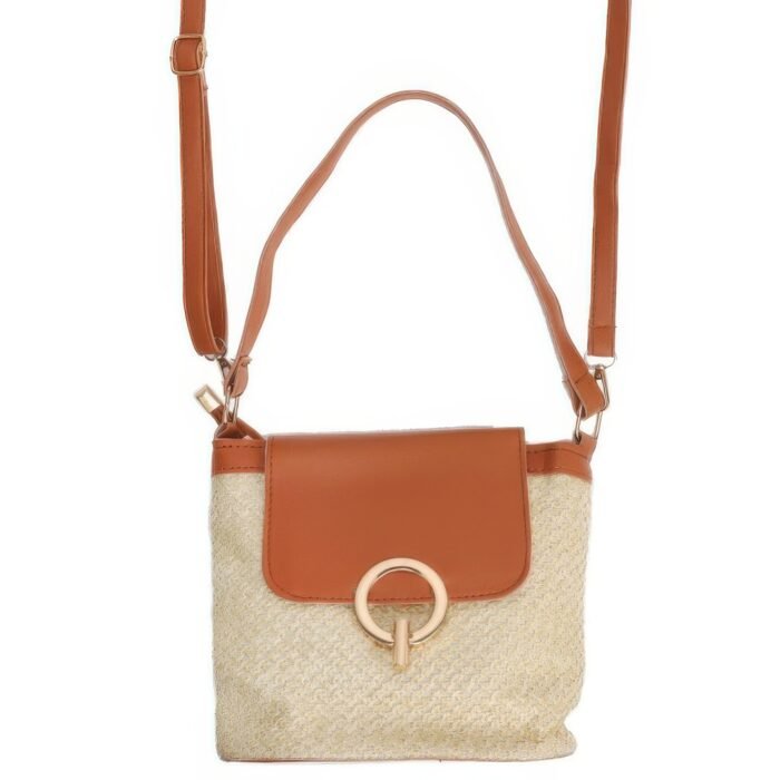 Straw Woven Crossbody Bag - Image 2