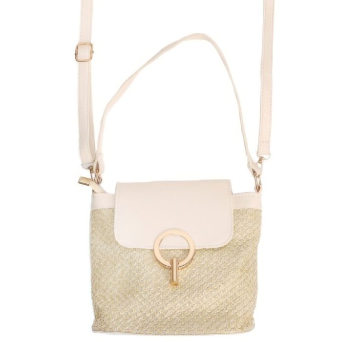 Straw Woven Crossbody Bag - Image 4