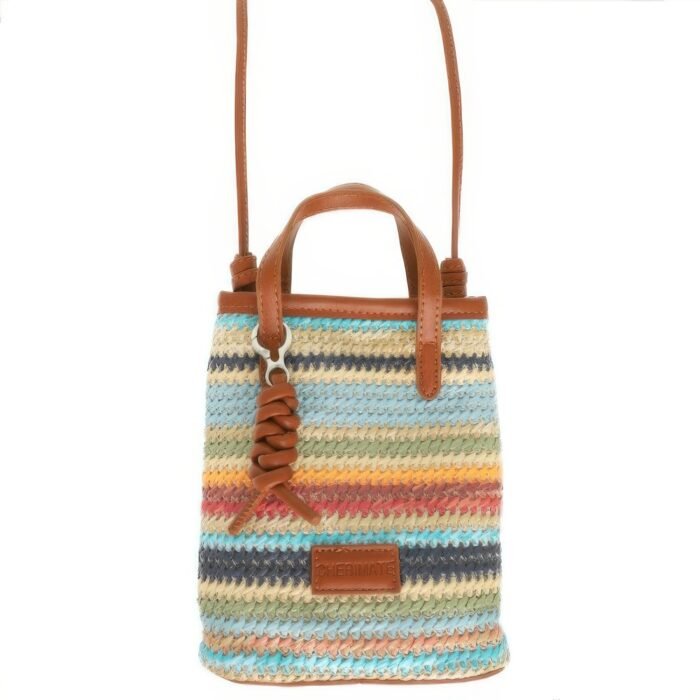 Striped Mini Crossbody Bag - Image 2