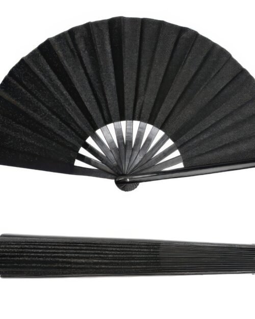 Glitter Fabric Folding Hand Fan
