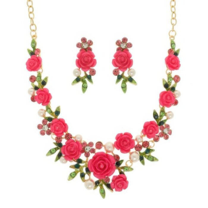 Festoon Theme Necklace Earring Set - Image 1