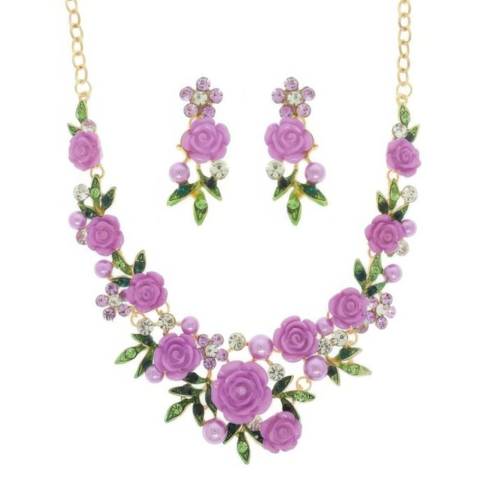 Festoon Theme Necklace Earring Set - Image 2