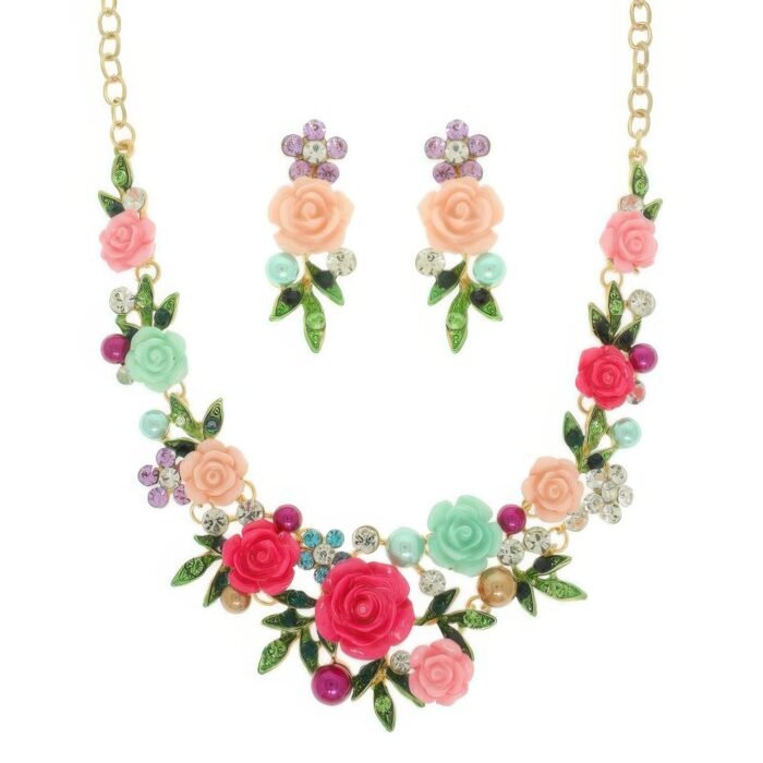Festoon Theme Necklace Earring Set - Image 4