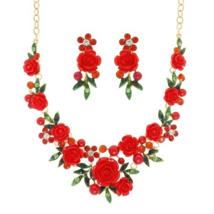 Festoon Theme Necklace Earring Set - Image 6
