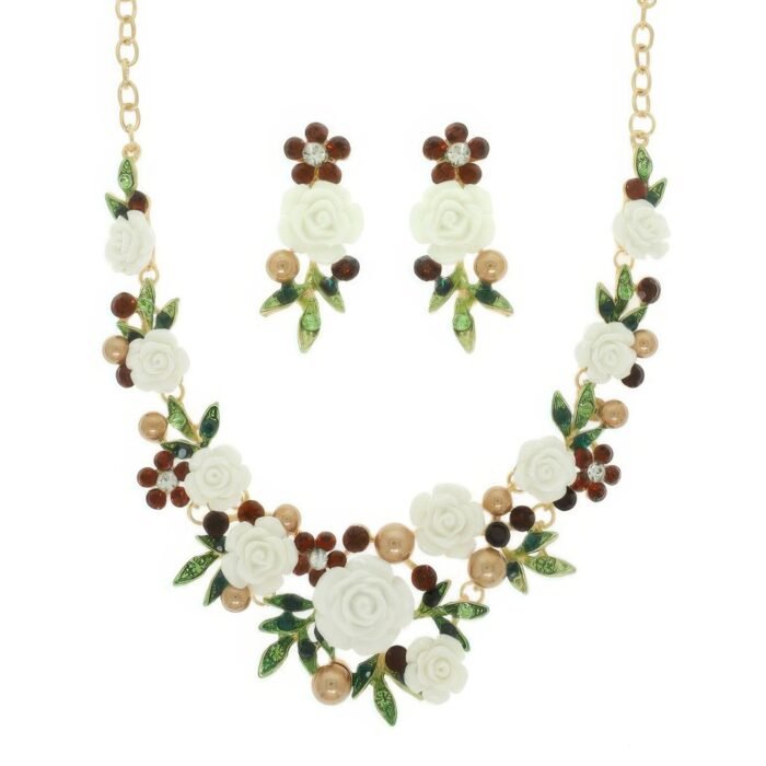 Festoon Theme Necklace Earring Set - Image 7