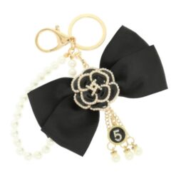 Fashionista Theme Bag Charm Keychain