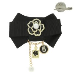 2 In 1 Pearl Charm Bow Barrette Pin