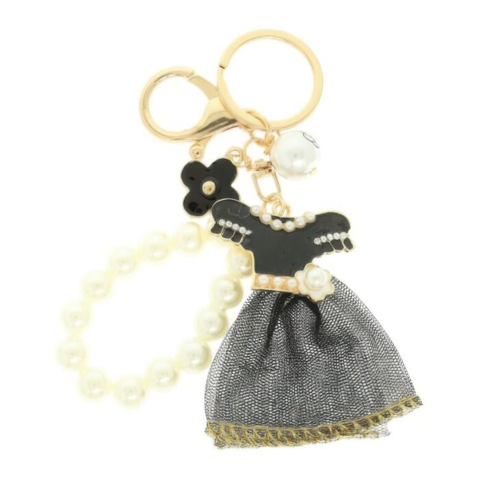 Fashionista Theme Bag Charm Keychain - Image 2