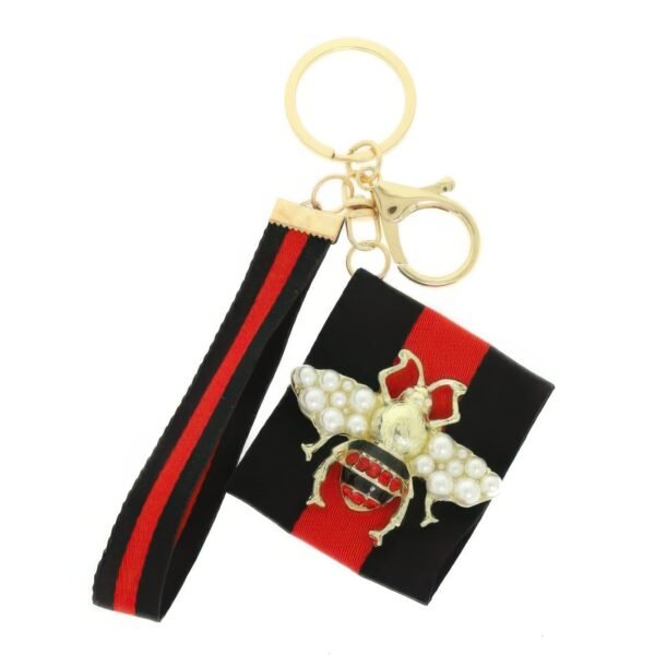 Fashionista Queen Bee Wristlet Keychain