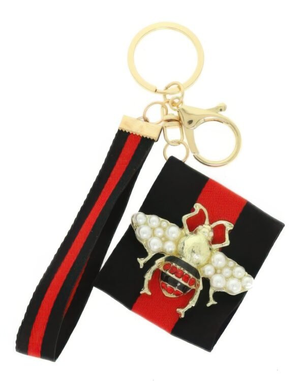 Fashionista Queen Bee Wristlet Keychain
