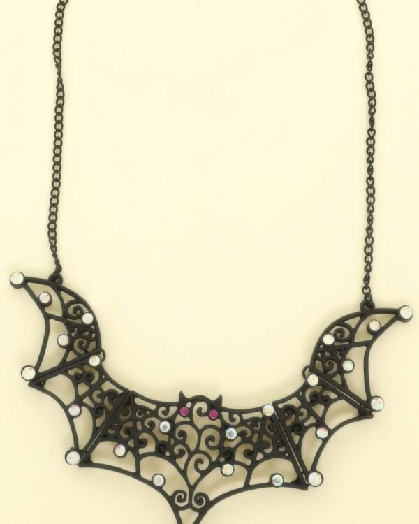 Halloween Bat Pendant Chain Necklace