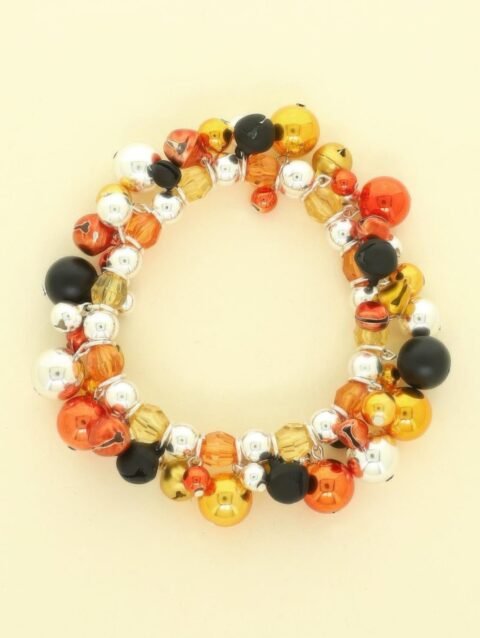 Halloween Harvest Theme Multicolor Charm Bracelet
