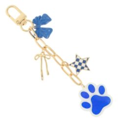 Game Day Spirit Theme Bag Charm Keychain