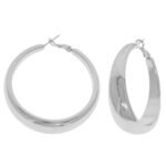 Gold Plated Chunky Hoop Earrings