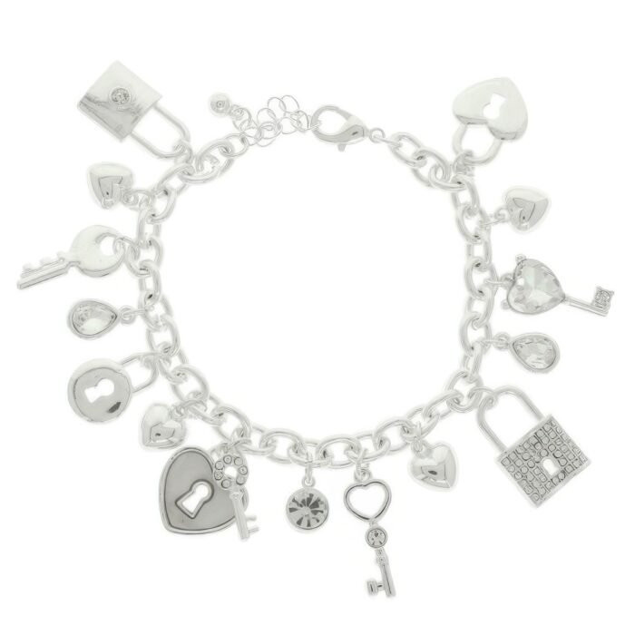 Lock And Key Charm Bracelet - Image 2