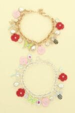 Floral Spring Charm Bracelet