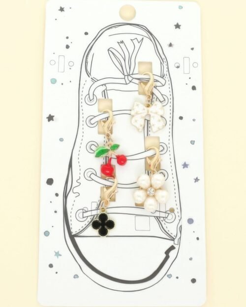 3pc Spring Theme Shoelace Charm Set
