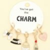 5pc Fashion Theme Assorted Charm Set