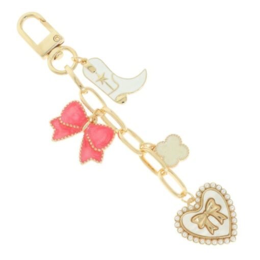 Western Theme Bag Charm Keychain