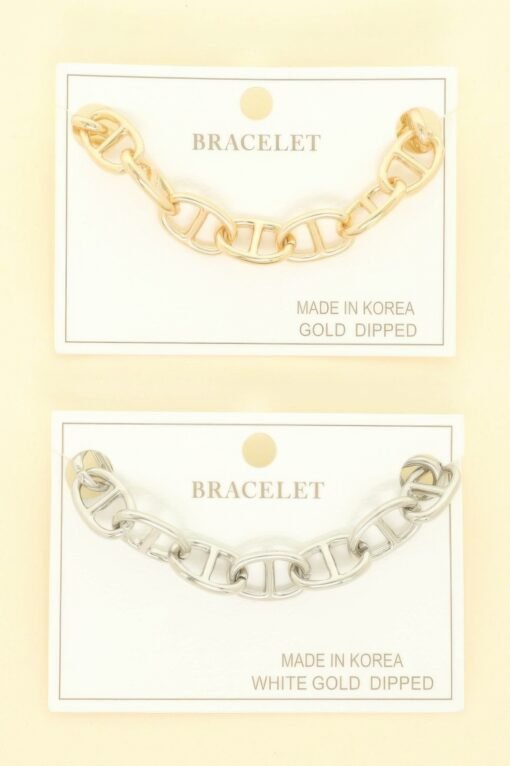 Gold Plated Chain Link Bracelet