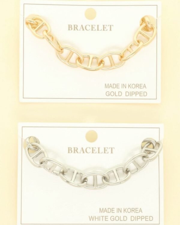 Gold Plated Chain Link Bracelet