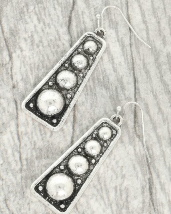 Western Bubble Bar Dangle Earrings