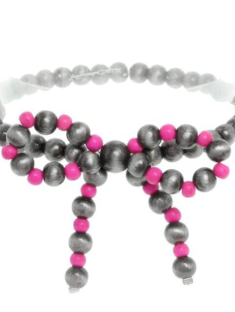 Western Bow Beaded Stretch Bracelet