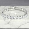 White Gold Plated Cz Tennis Bracelet