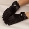Women’s Bridal Wrist Length Satin Gloves