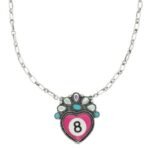 Western Eight Ball Pendant Necklace - Image 2
