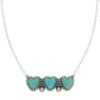 Western Jeweled Heart Pendant Necklace