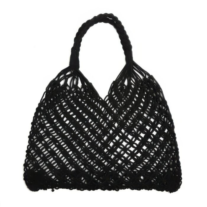 Straw Woven Shoulder Bag - Image 1