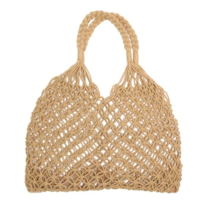 Straw Woven Shoulder Bag - Image 2