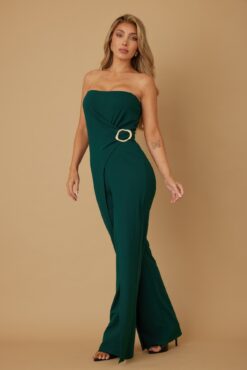 Side To Side Open Flap Jumpsuit