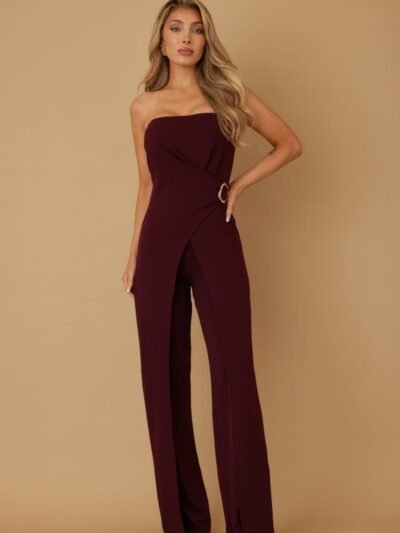 Cut Out Flap Jumpsuit - Jumpsuit for Wedding Guest – Formal attire