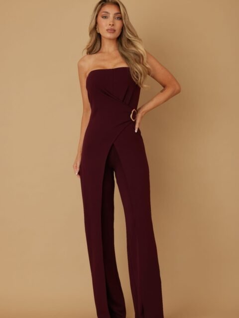 Cut Out Flap Jumpsuit - Jumpsuit for Wedding Guest – Formal attire
