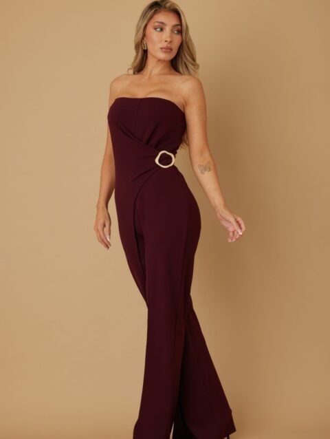 Side To Side Open Flap Jumpsuit