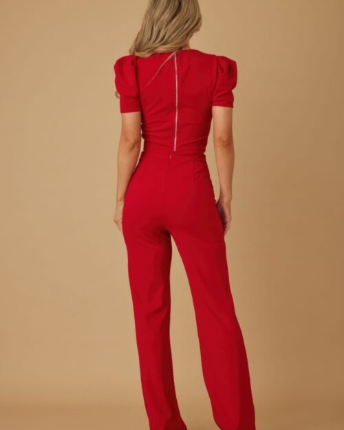 puff cap sleeve cropped top set