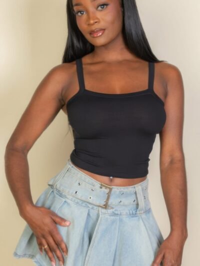 Solid Strap Tank Top