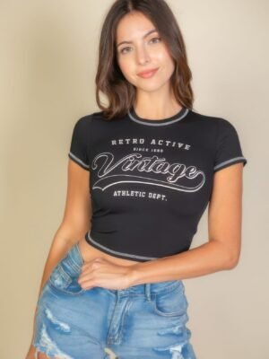 Vintage Short Sleeve Graphic T Shirts