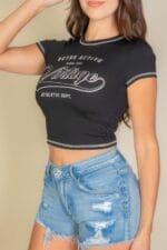 Vintage Short Sleeve Graphic T Shirt