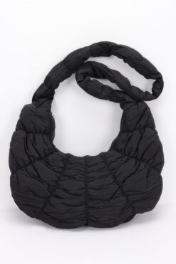 Quilted Nylon Padded Crossbody Bag
